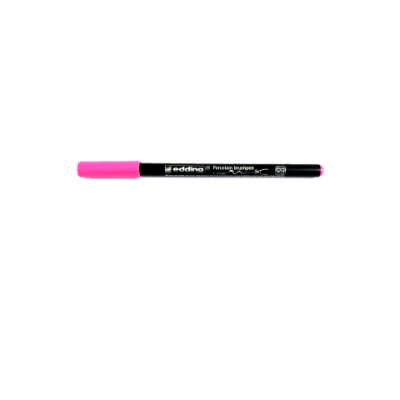 Marcador para Porcelana, Cerámica, Vidrio ROSA (09) apto horno Edding