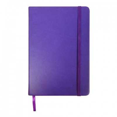 Cuaderno con elástico 14x21 cm x96 hojas rayadas VIOLETA Talbot