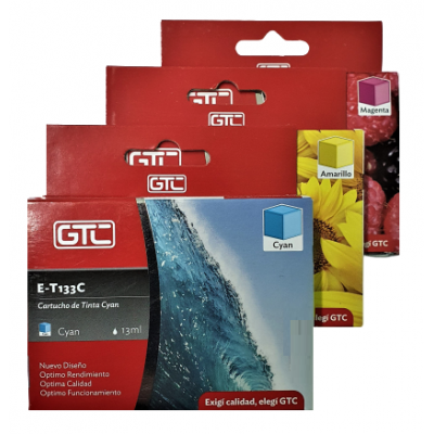 Cartucho para Impresora Epson XP125 CYAN GTC