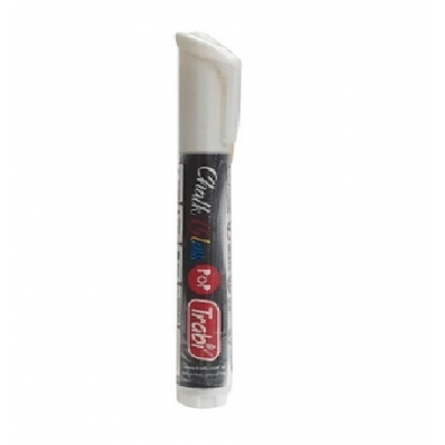 Marcador Chalk Glass 4-6 mm BLANCO doble punta Trabi