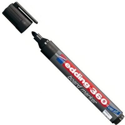 Marcador para pizarra recargable Art 360 MARRON punta redonda Edding
