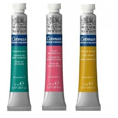 Acuarela Cotman tubo x8 cc Winsor & Newton