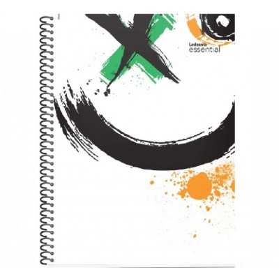 Cuadern con espiral A4 tapa plastica Essential cristal x 84 hojas liso Ledesma