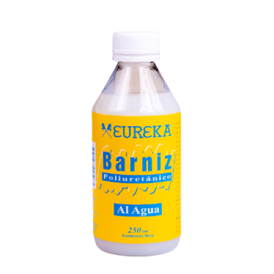 Barniz poliuretanico al agua 250cc Eureka