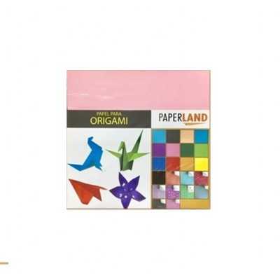 Papeles para Origami de 14,5x14,5 cm pack 24 Hojas surtidas Paperland
