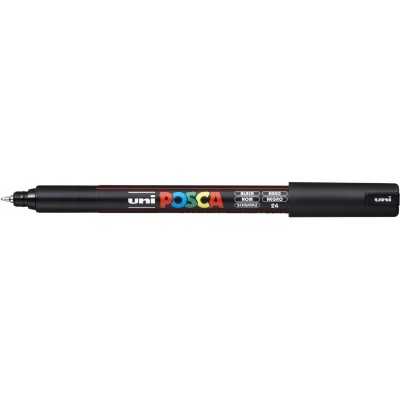 Marcador de Fibra 0.7 mm Negro Posca PC-1MR punta tipo Roller Uni