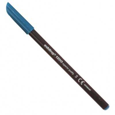 Marcador al agua Art 1200 AZUL ACERO punta fina Edding