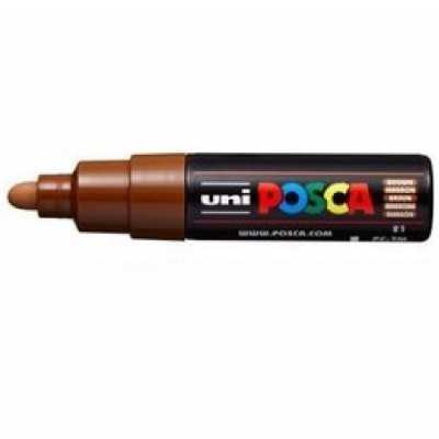 Marcador Posca PC 7M 4.5 - 5.5 mm Marron punta cónica Uni