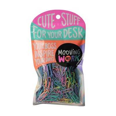 Dispenser con clips multicolor de 33 mm x 300 unidades Mooving at work