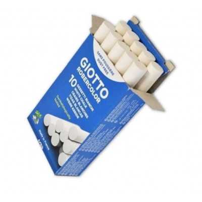 Tiza blanca Robercolor caja x10 unidades Giotto