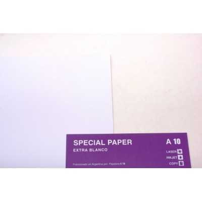 Hojas 50x70 cm de 210 gramos extra blanco x unidad Special Paper