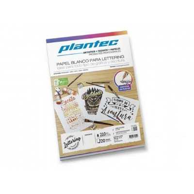 Block A5 de 210 gramos para dibujo y lettering x20 Hojas emblocado Plantec