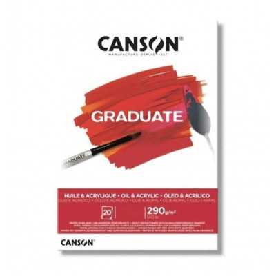 Block A4 de 290 gramos óleo/acrílico Graduate 1557 x20 hojas Canson