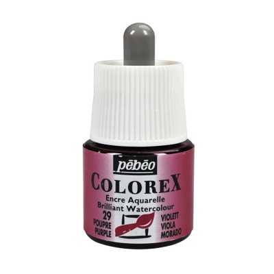 Tinta acuarela Colorex Purpura x45 ml Pebeo