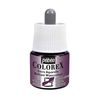 Tinta acuarela Colorex Vino tinto x45 ml Pebeo