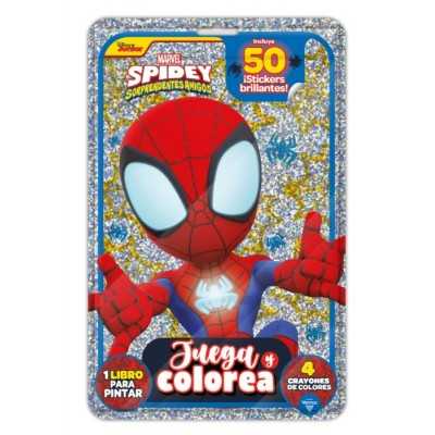 Juega y colorea Spidey & Friends Editorial Vértice