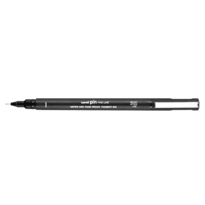 Microfibra graduada 0.1 mm Fine Line light gray x unidad Uni-Pin