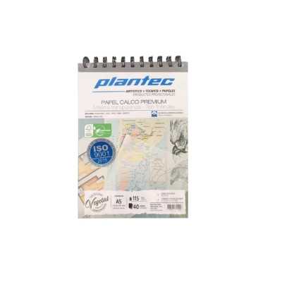 Block A5 para dibujo de 115 gramos Calco x40 hojas anillado Plantec