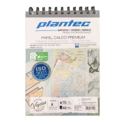 Block A3 para dibujo de 115 gramos Calco x40 hojas anillado Plantec