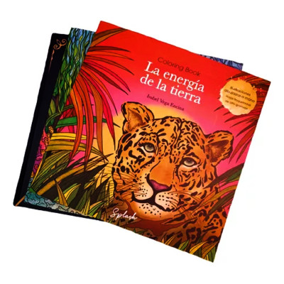 Libro para pintar 23x23 cm La Fuerza de la Madre Tierra Editorial Splash