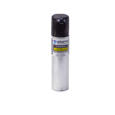 Purpurina PLATA BRILLANTE x12 Gramos Eterna