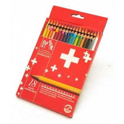 Lapiz swisscolor carton x 18 colores CD'A