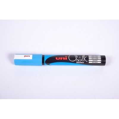 Marcador Posca Tinta Tiza Líquida 5M / 1.8-2.5mm Azul Claro / Celeste (0320) Uni