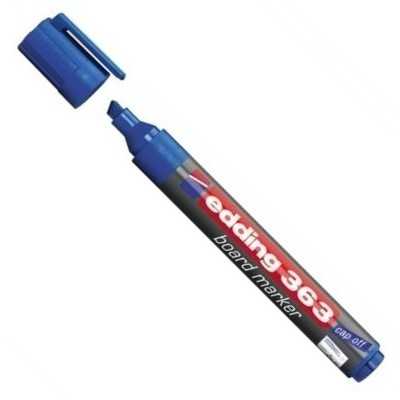 Marcador para pizarra recargable cuerpo plástico Art 363 AZUL Edding