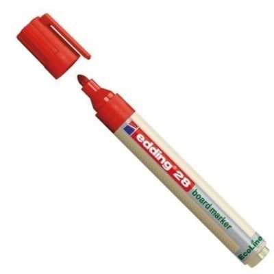 Marcador recargable Ecológico para pizarra Art 28 ROJO Edding